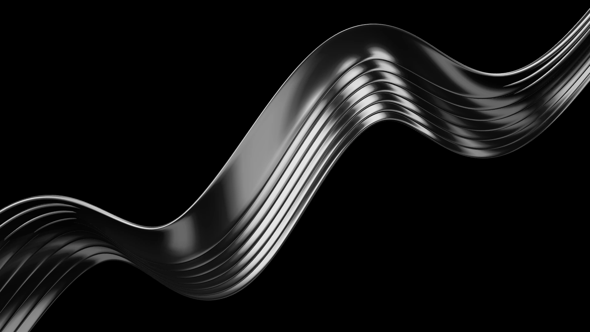 A twisted form of dark liquid metal